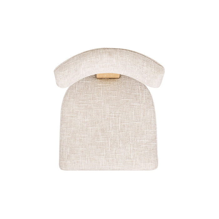 Louise - Split Back Upholstered Dining Side Chair (Set of 2) - Travertine Beige