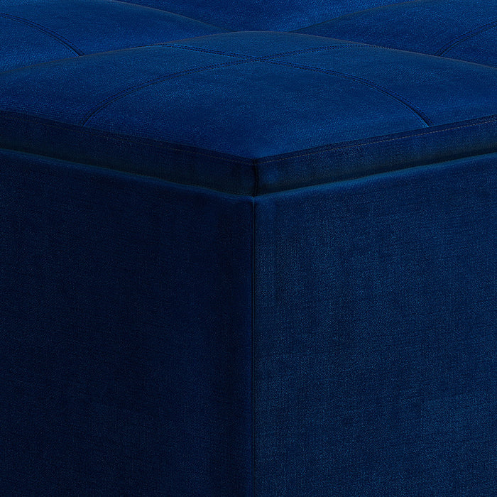 Avalon - Square Coffee Table, Storage Ottoman