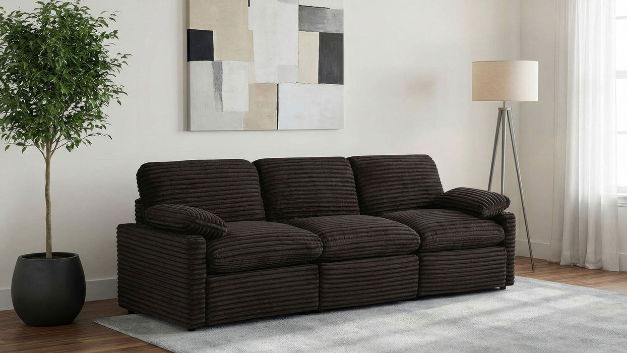 Collins Modular Power Sofa Chocolate Brown