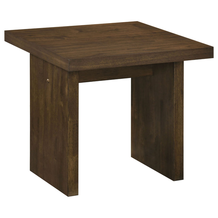Decker 2-piece Coffee and End Table Set Walnut
