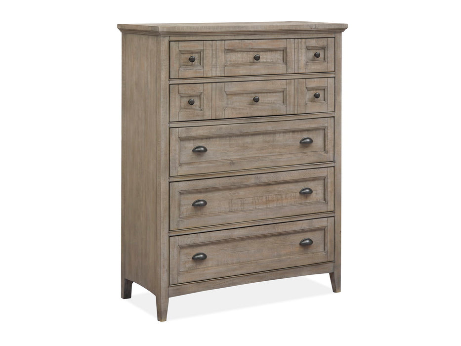 Paxton Place - Wood Drawer Chest - Dove Tail Gray