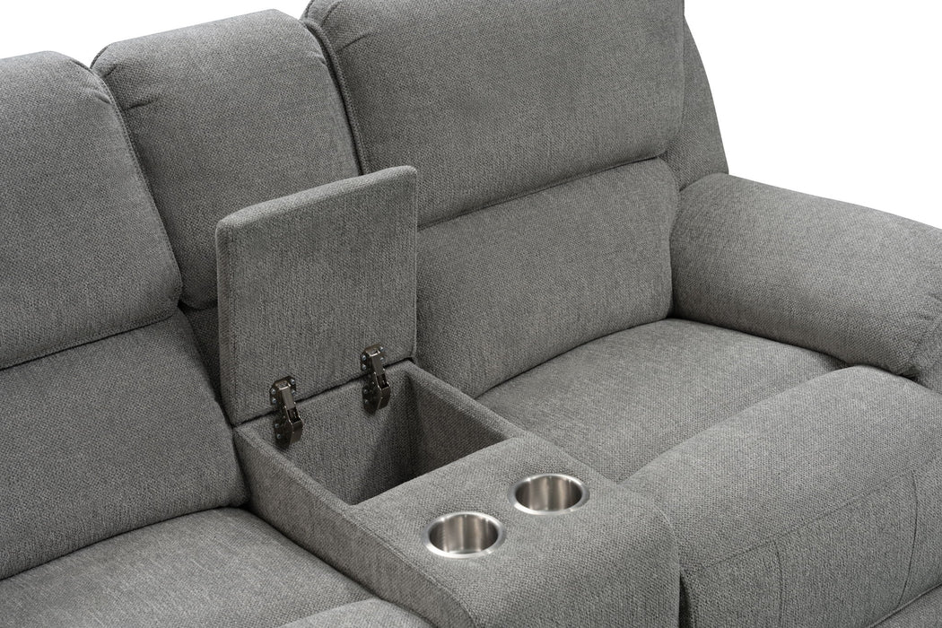 Hooper - Console Loveseat, Manual Recline