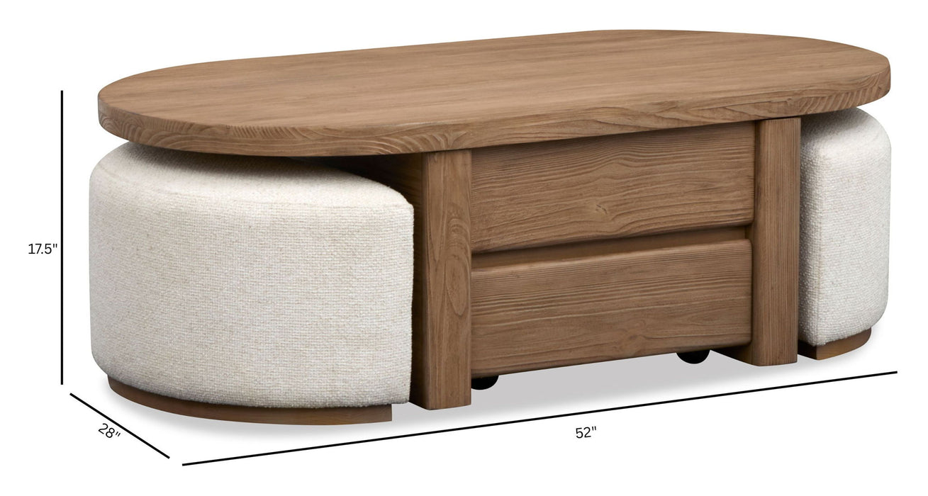Hayden - Lift Top Storage Cocktail Table Set