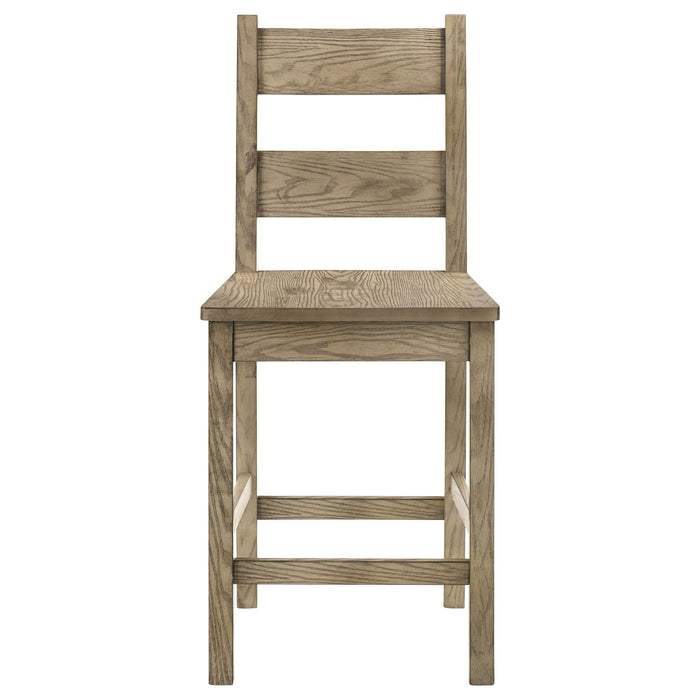 Cressley - Counter Chair (Set of 2) - Light Oak