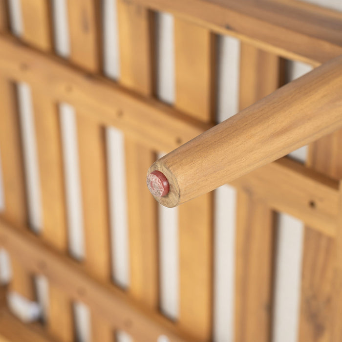 Terassi - Outdoor Lounge Chair (Set of 2) With Cushions - Beige / Light Teak