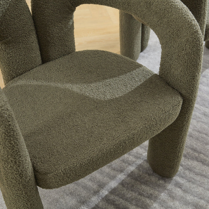 Coolmore Contemporary Designed Accent / Dining Chair With Armrests