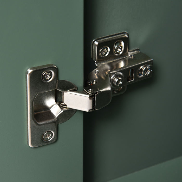 Ceramic Sink Combo, Freestanding Vanity Set With 3 Drawers & Soft Closing Doors