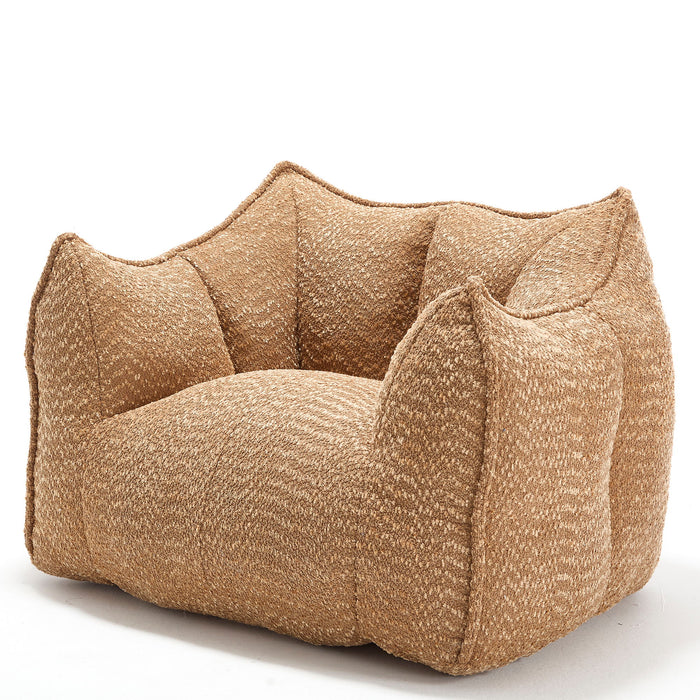 Comfortable Chenille Sofa Chairs With Highly Resilient Foam For Living Rooms And Bedrooms
