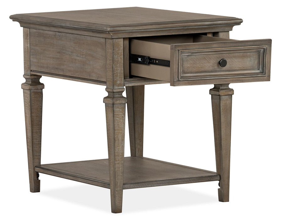 Lancaster - Rectangular End Table - Dove Tail Gray
