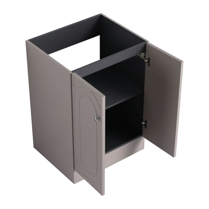 Modern Freestanding Bathroom Vanity With Soft Close Cabinet Doors