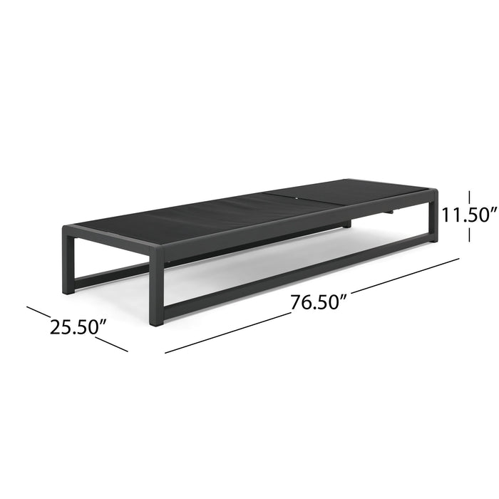 Outdoor Nylon Chaise Lounge, (Set of 2)