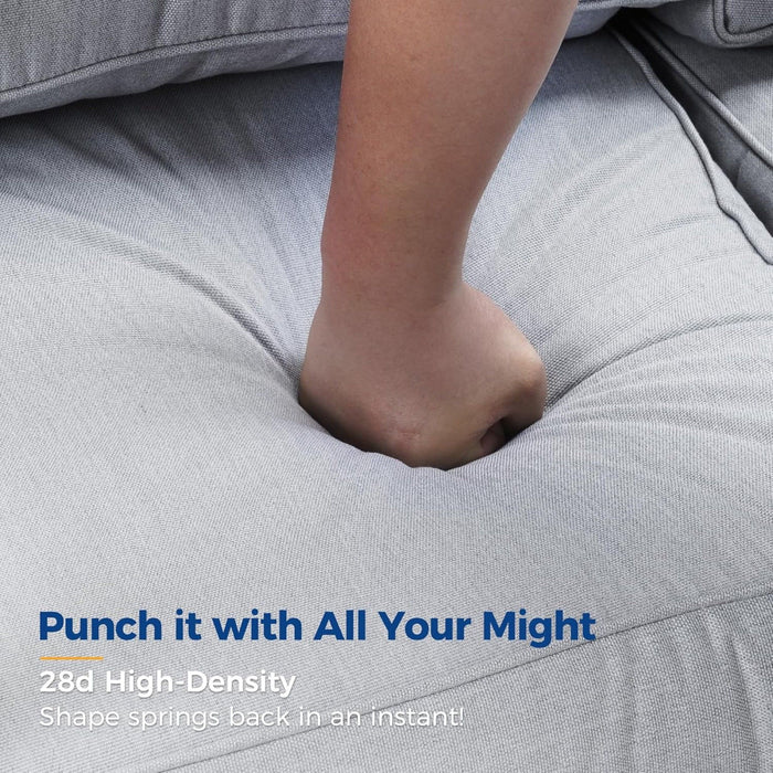 Patio All-Weather Loveseat With Thick Cushions
