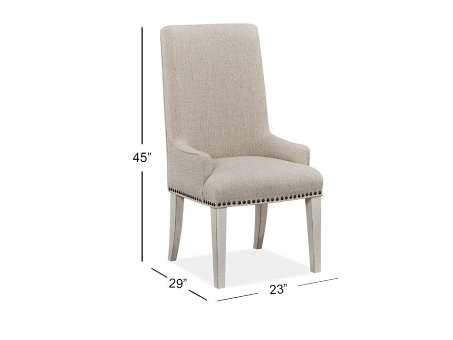 Bronwyn - Upholstered Host Side Chair (Set of 2) - Alabaster