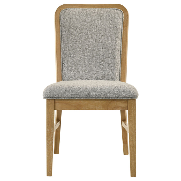 Teleli - Dining Side Chair (Set of 2) - Natural / Gray