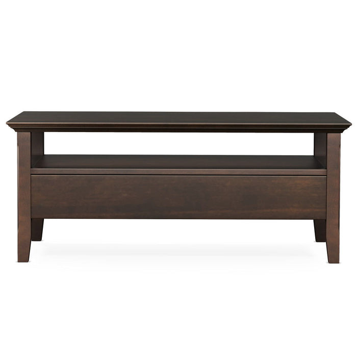 Acadian - Coffee Table With Drawer - Brown