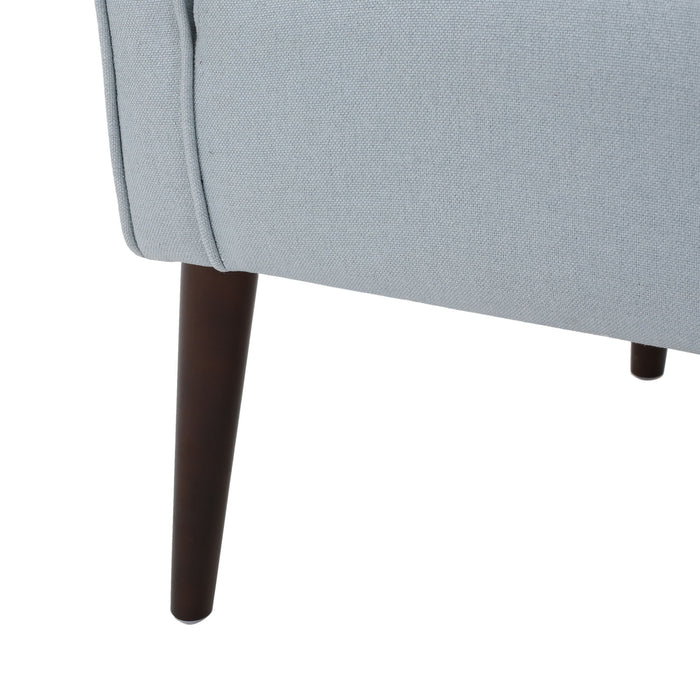 Contemporary Upholstered Club Chair With Button Tufting