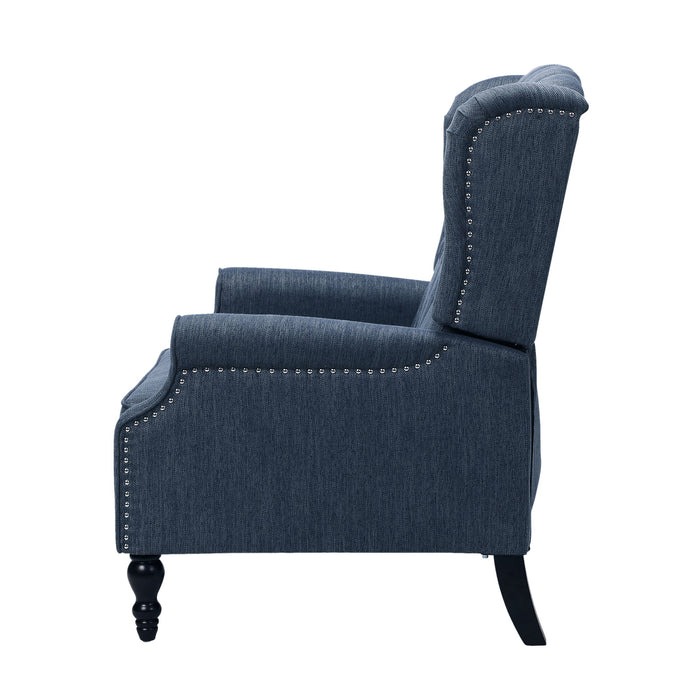 Dunham - Contemporary Fabric Tufted Oversized Pushback Recliner