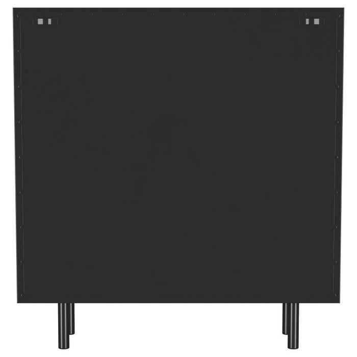 Dalia - 2 Door Accent Storage Cabinet With Shelving - Black