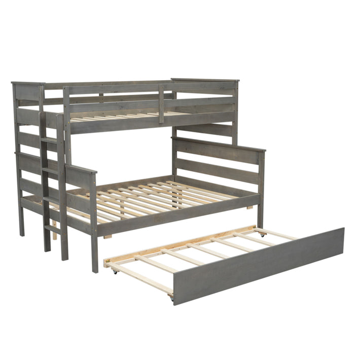 Detachable Design Bunk Bed With Ladder