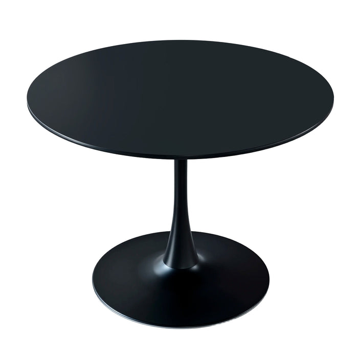 Mid-Century Tulip Dining Table With Round Top