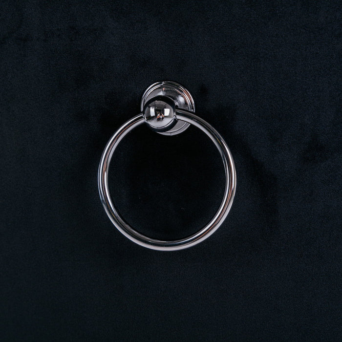 Nikki - Modern, High-End Tufted Solid Wood Contemporary Velvet Upholstered Dining Chair With Chrome Stainless Steel Plating Legs, Nailhead Trim (Set of 2)