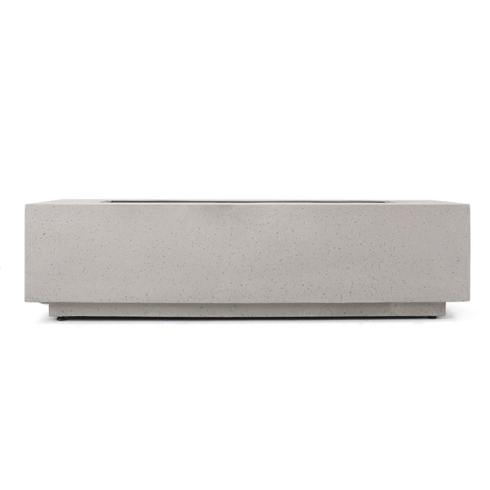 Modern Rectangle Fire Table 50, 000 Btu