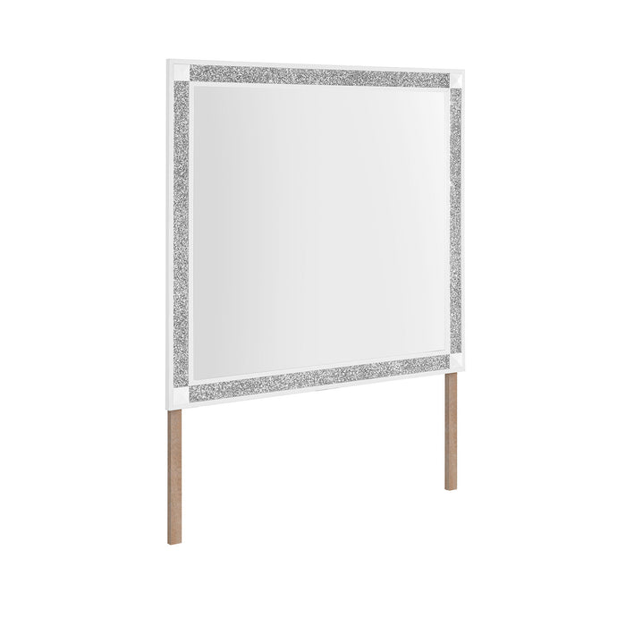 Soulmarie - Mirror, Connects To Dresser - White