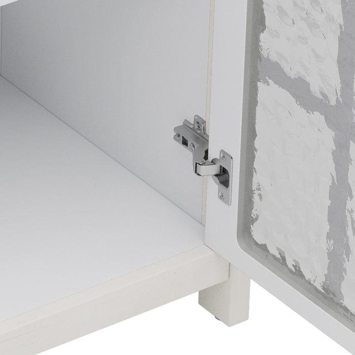 Vintage Farmhouse Bathroom Vanity With Ceramic Sink