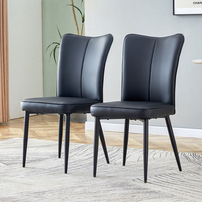 Modern Minimalist Dining Chairs (Set of 2)