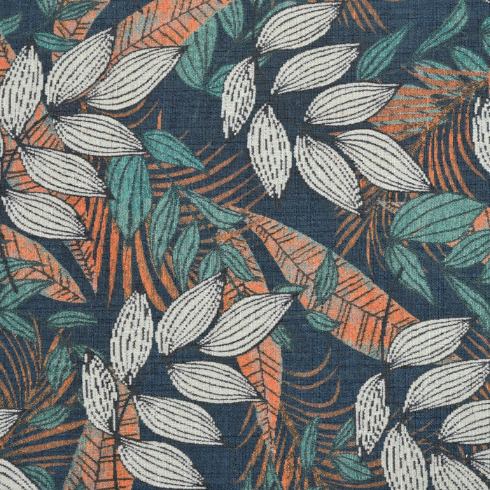 Charming Floral Storage Ottoman With Upholstered Fabric