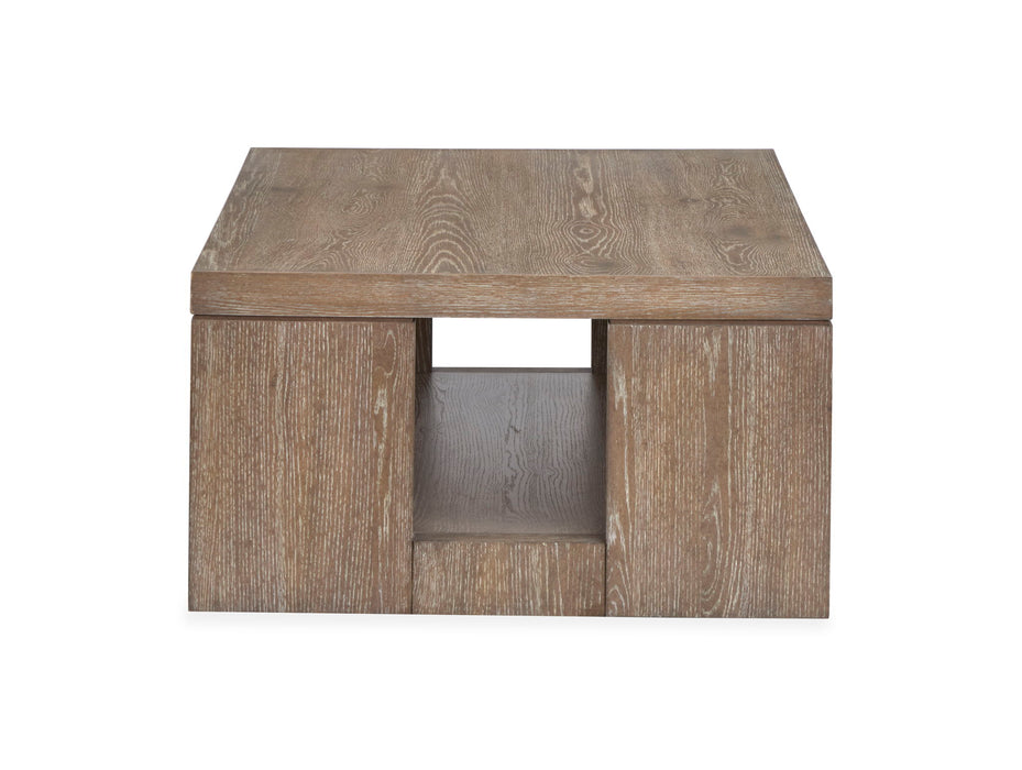 Conway - Rectangular Cocktail Table With Casters - Spiced Brown