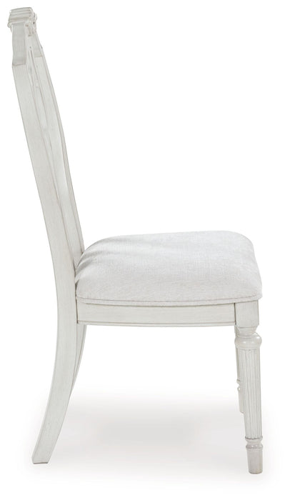 Montelaine - Dining Upholstered Side Chair (Set of 2) - Antique White