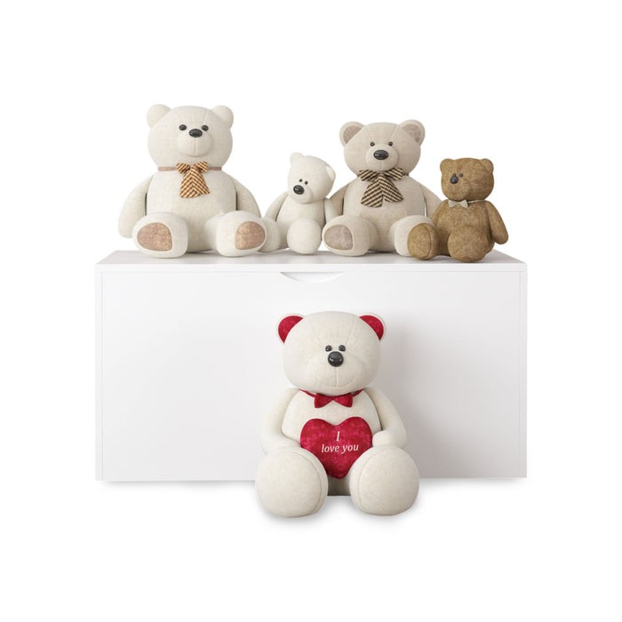 Toy Storage Organizer With Rolling Drawer, Chest With Wheels, Large Pull Out Bin For Nursery - White