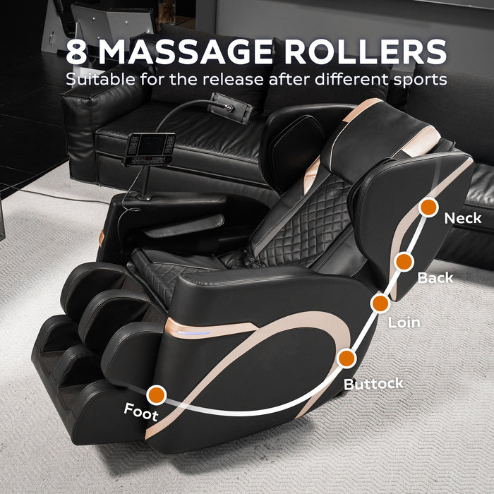 Massage Chair Recliner & Zero Gravity, Full Body Air Pressure - Black