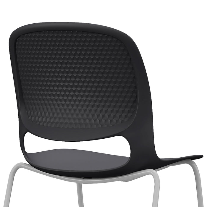 Stacking Chairs (Set of 4) - Black