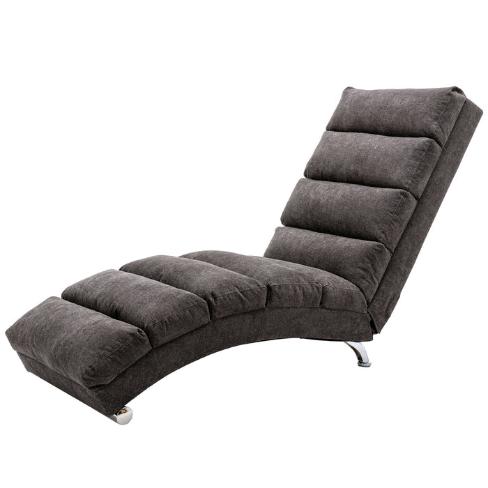 Massage Chaise Lounge Indoor With Remote Control, Ergonomic Electric Massage Lounger