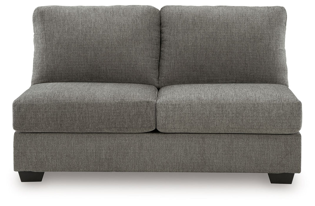Clarington - 2 Pc. - 3-Piece Sectional And Oversized Ottoman - Greystone