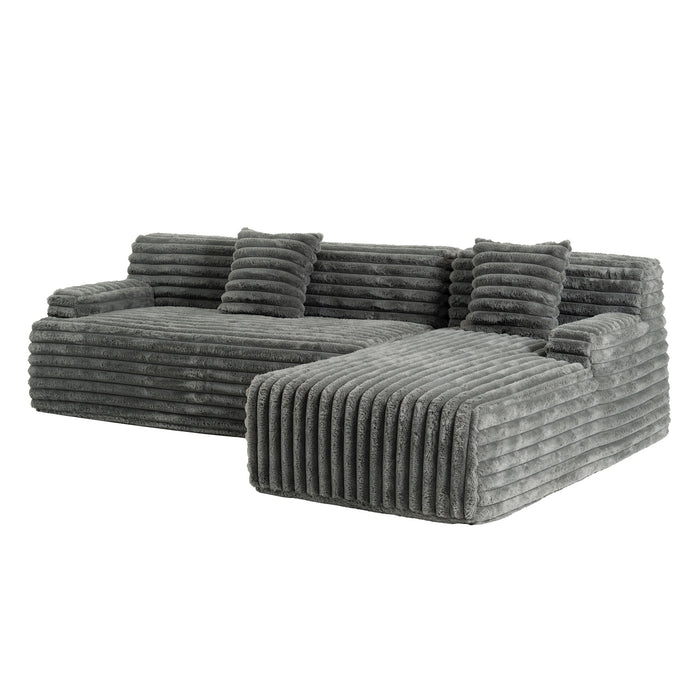 Cloud Sectional Sofa Upholstered Couch Free Combined Sofa
