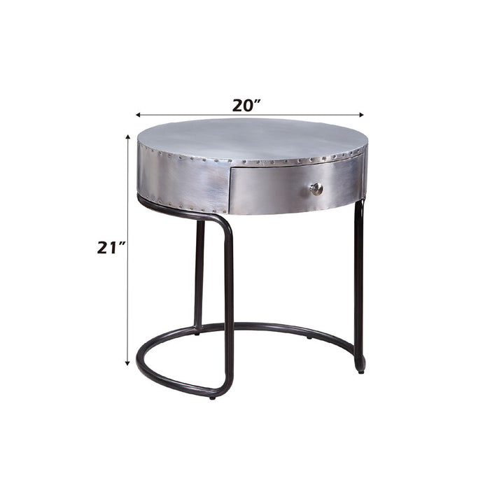 Brancaster - 21" End Table - Aluminum