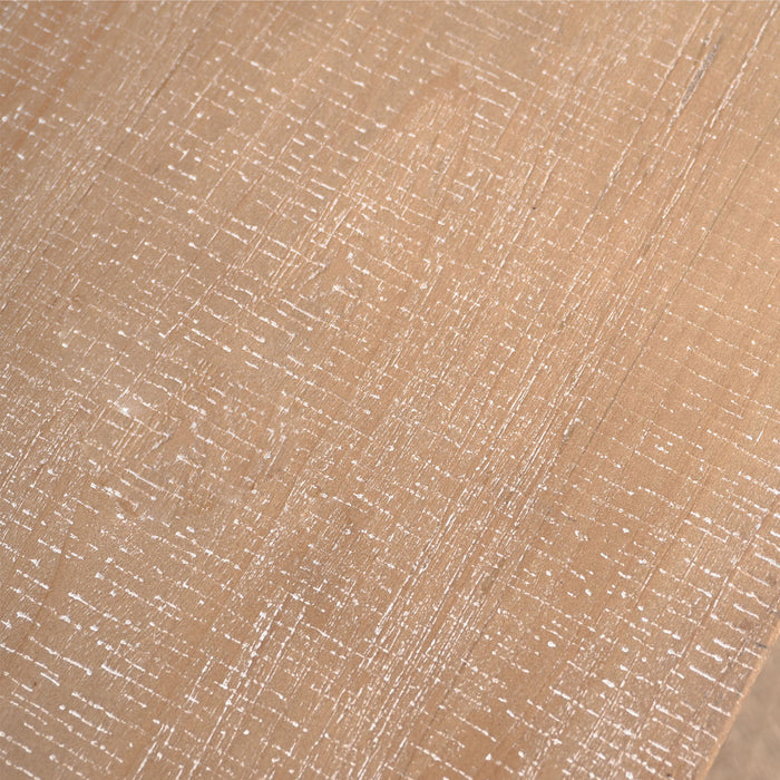 Slim Console Table, Narrow Entryway Table With Bead Detail - Light Natural / Natural