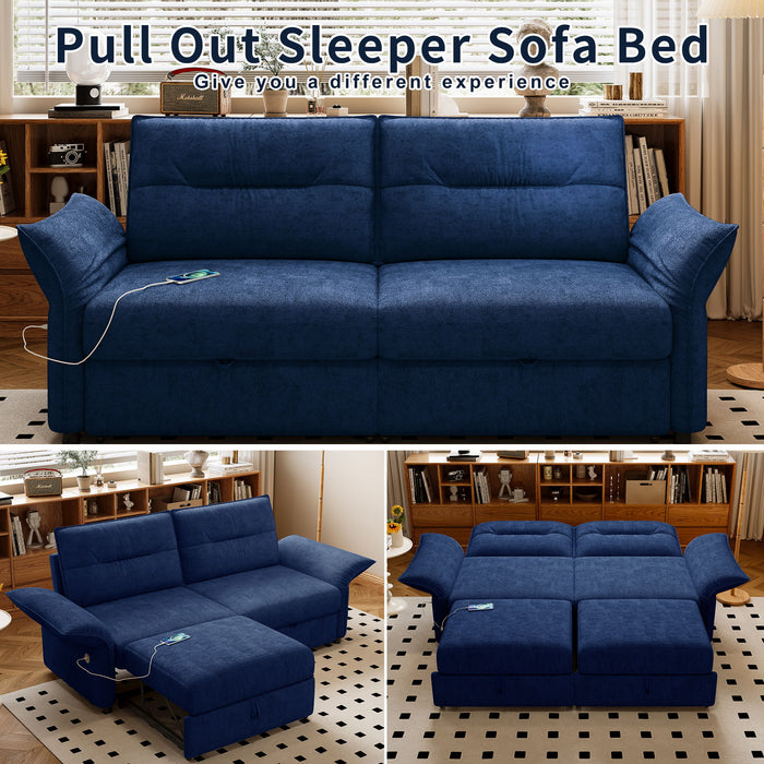 Sofa Bed With Convertible Design, Living Room Furniture