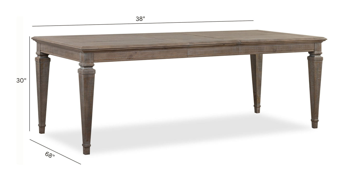 Lancaster - Rectangular Dining Table - Dovetail Gray