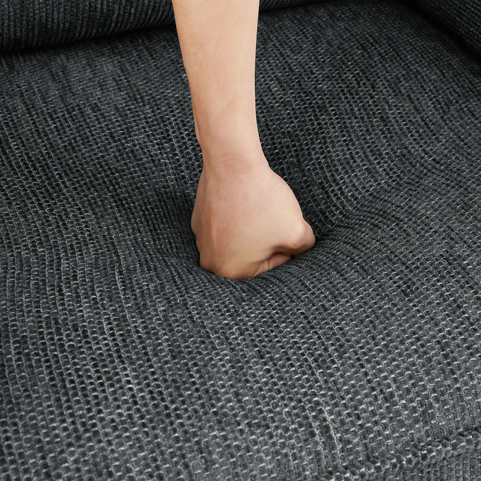 360° Swivel Accent Barrel Armchair With Side Pockets, Compact Design