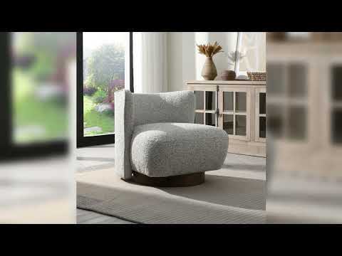 Lisa - Accent Chair - Gray Tweed