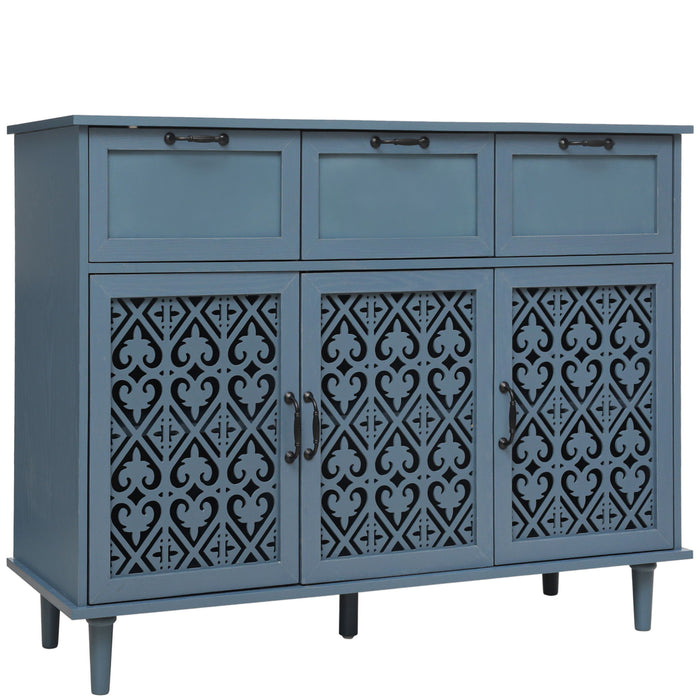 3 Door 3 Drawer Elegant Cabinet