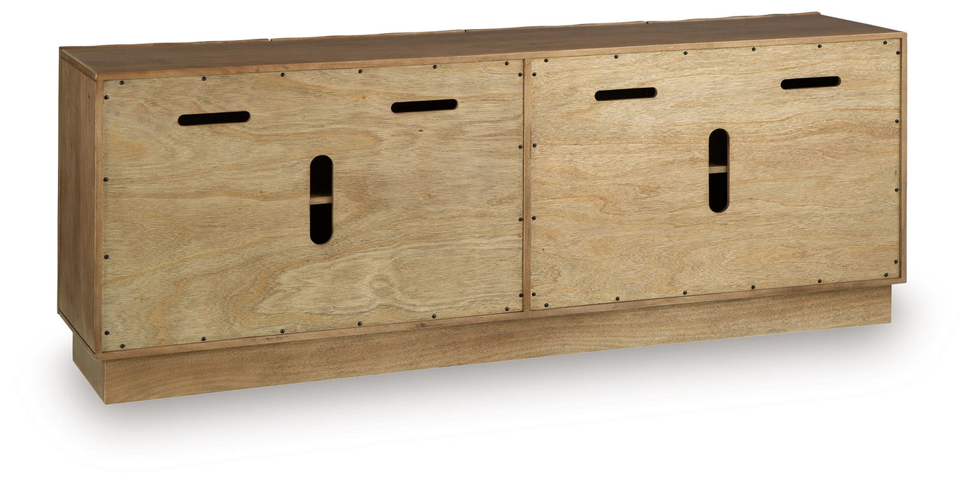 Timkins - Accent Cabinet - White Washed