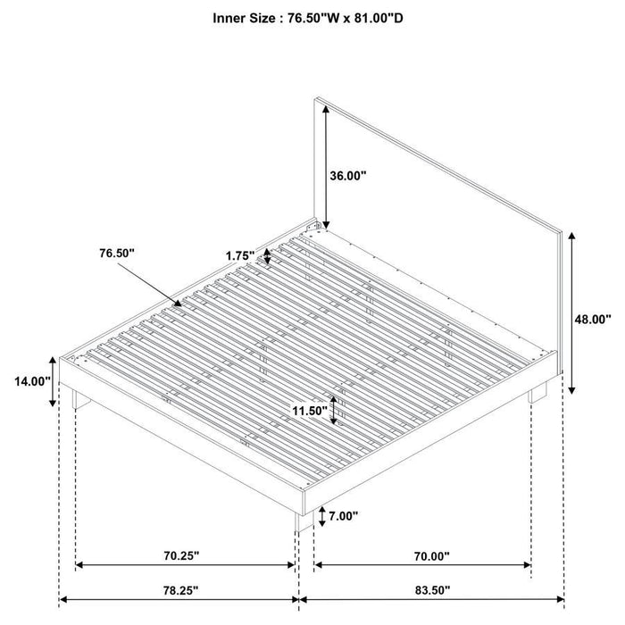 Glenwood - Platform Panel Bed