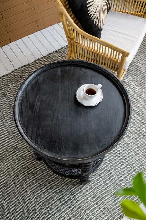 Round 3 Tiered Side Tabel, End Tabel For Lving Room Bedroom Entryway