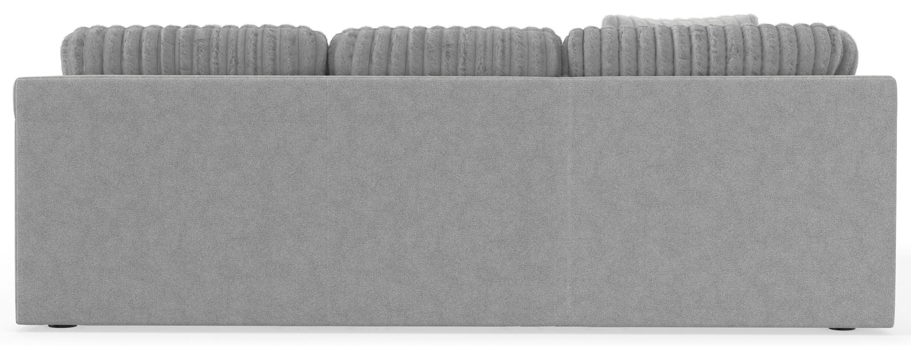 Logan - Upholstered Sectional With Comfort Coil Seating - 46" Cocktail Ottoman And Accent Pillows Included