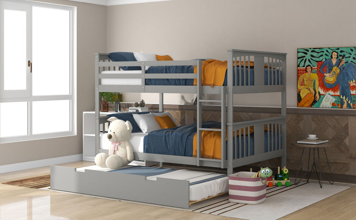 Bunk Bed With Ladder For Bedroom, Guest Room Furniture